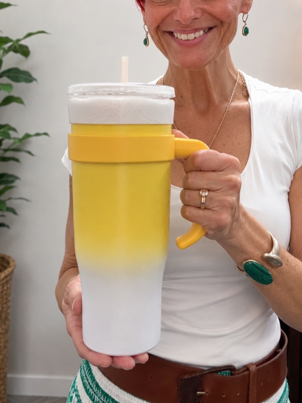 40oz Universal Drop-In Tumbler Insulated Stainless Steel Cup Holder Friendly
